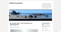 Desktop Screenshot of anotefromabroad.com